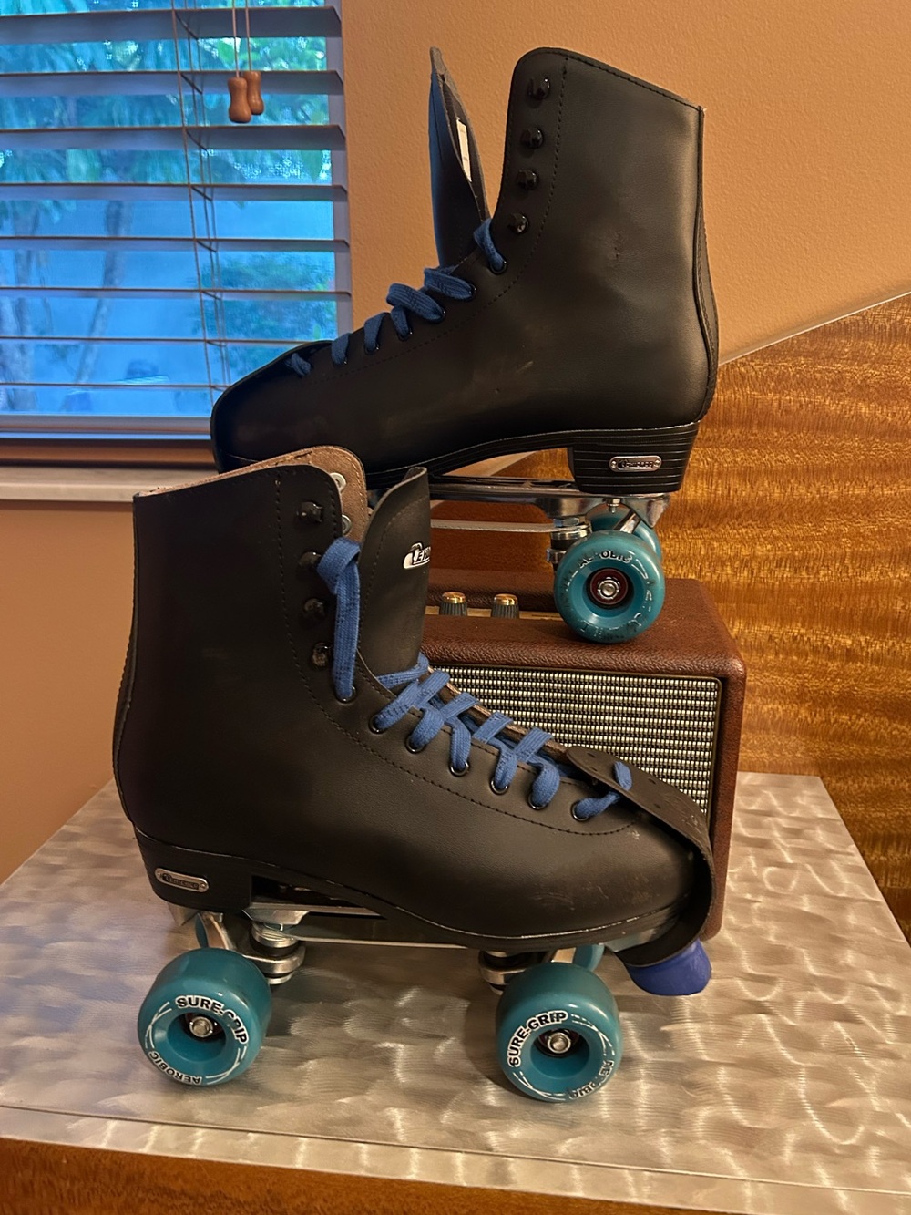 Chicago Leather Roller Skates used once